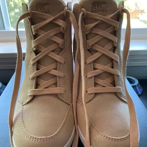 Sorel Cream High-Top Sneakers